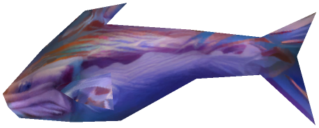 "Monster - Item, Fish - Purple Offhand"