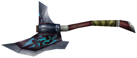 "Monster - Axe, 2H War C01 Blue Limited"