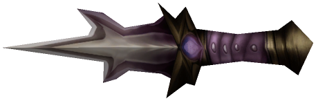 "Monster - Dagger, Dark Pronged"
