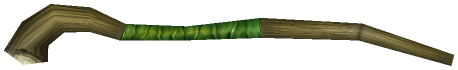 "Monster - Staff, Crooked Green"