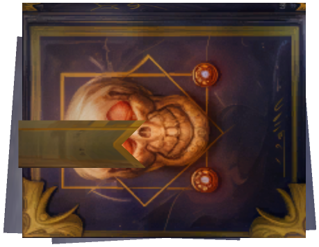 "Monster - Item, Book - Black Skull Glowing"