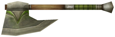 "Monster - Axe, 2H War Green - Mulgore Protector"