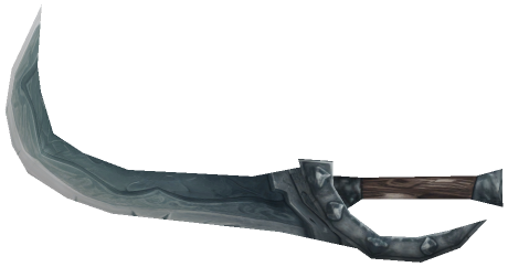 "Monster - Sword2H, Horde Curved Silver"