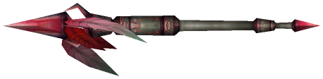"Monster - Wand, Horde Red Feathered"