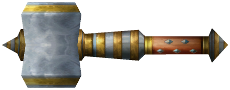 "Monster - Mace, Hammer Gold Orange"