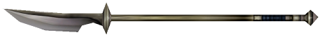 "Monster - Polearm, Black - Black Flame"