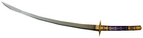 "Monster - Sword, Katana 2H Gold"