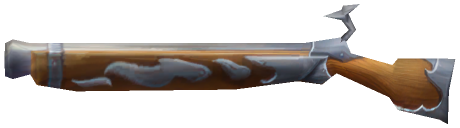"Monster - Gun, Tauren Feathers Silver"