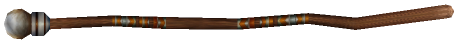 "Monster - Staff, Wooden Handle Rounded Head"