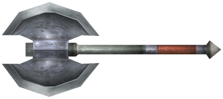 "Monster - Axe, 2H Large Double Bladed"