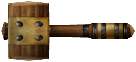 "Monster - Mace, Good Wooden Hammer"