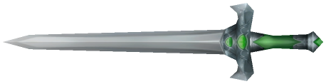 "Monster - Sword, Broadsword Silver Hilt"